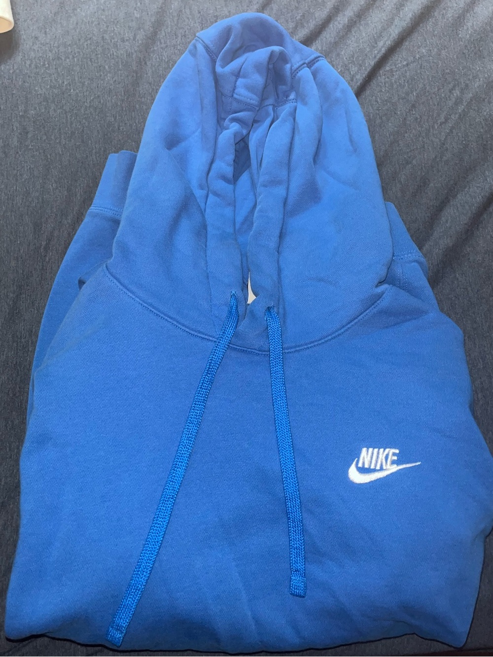 Bright blue nike hoodie